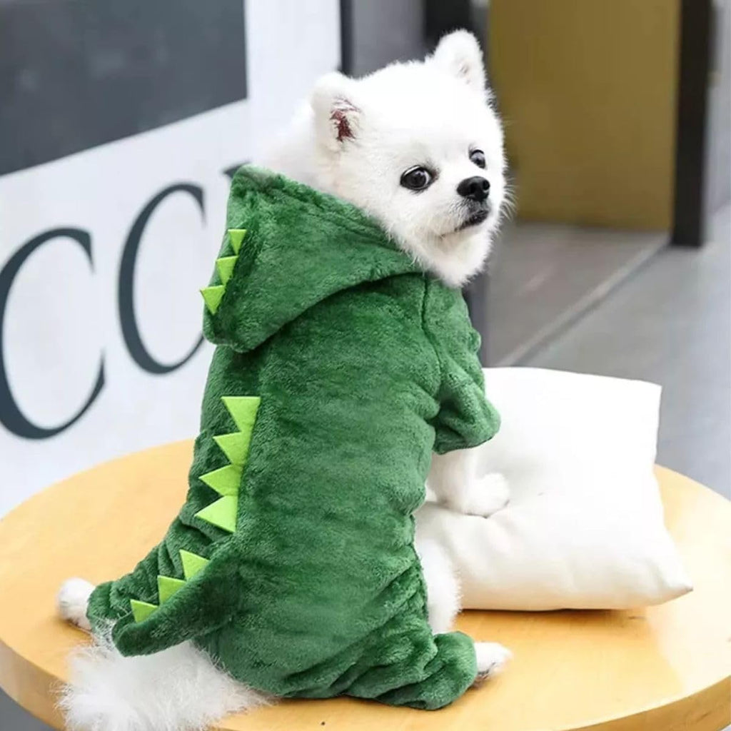 Casaco Pet Dinossauro com Capuz