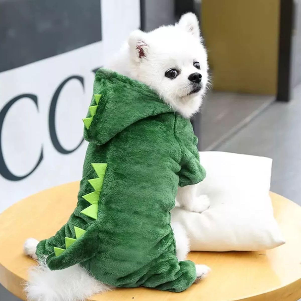 Casaco Pet Dinossauro com Capuz