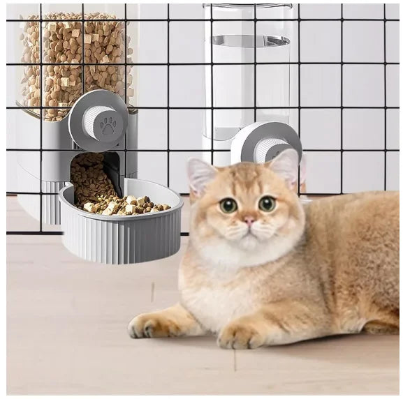Alimentador Dispensador a 900ml Automático para Cães e Gatos Gaiola de Estimação