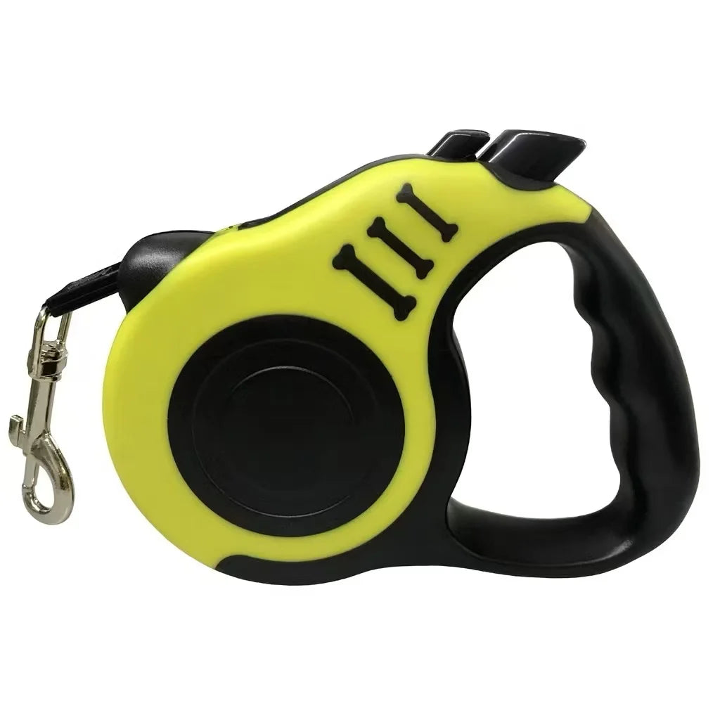 Guia Retrátil com Trava para Cães e Gatos