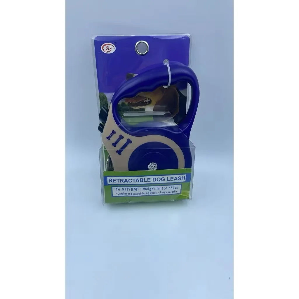 Guia Retrátil com Trava para Cães e Gatos