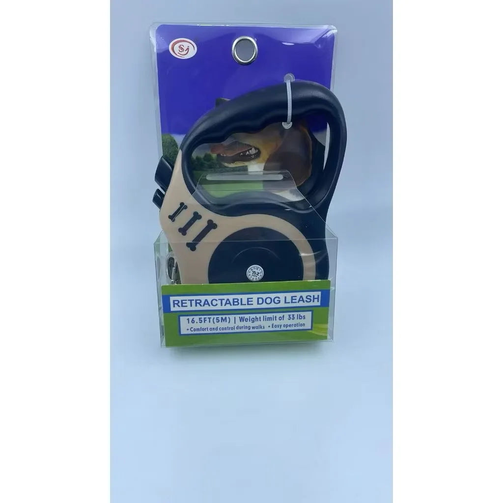 Guia Retrátil com Trava para Cães e Gatos