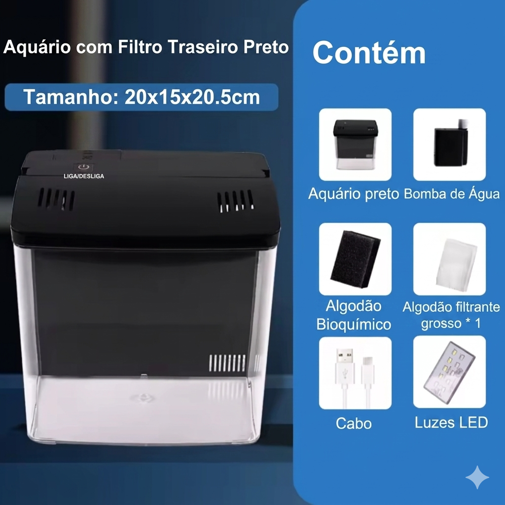 Mini Aquário Ecológico