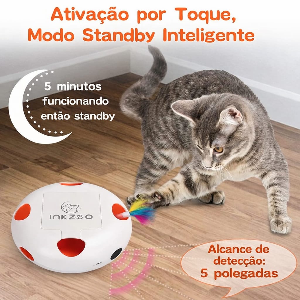 Brinquedo Interativo Inteligente para Gatos