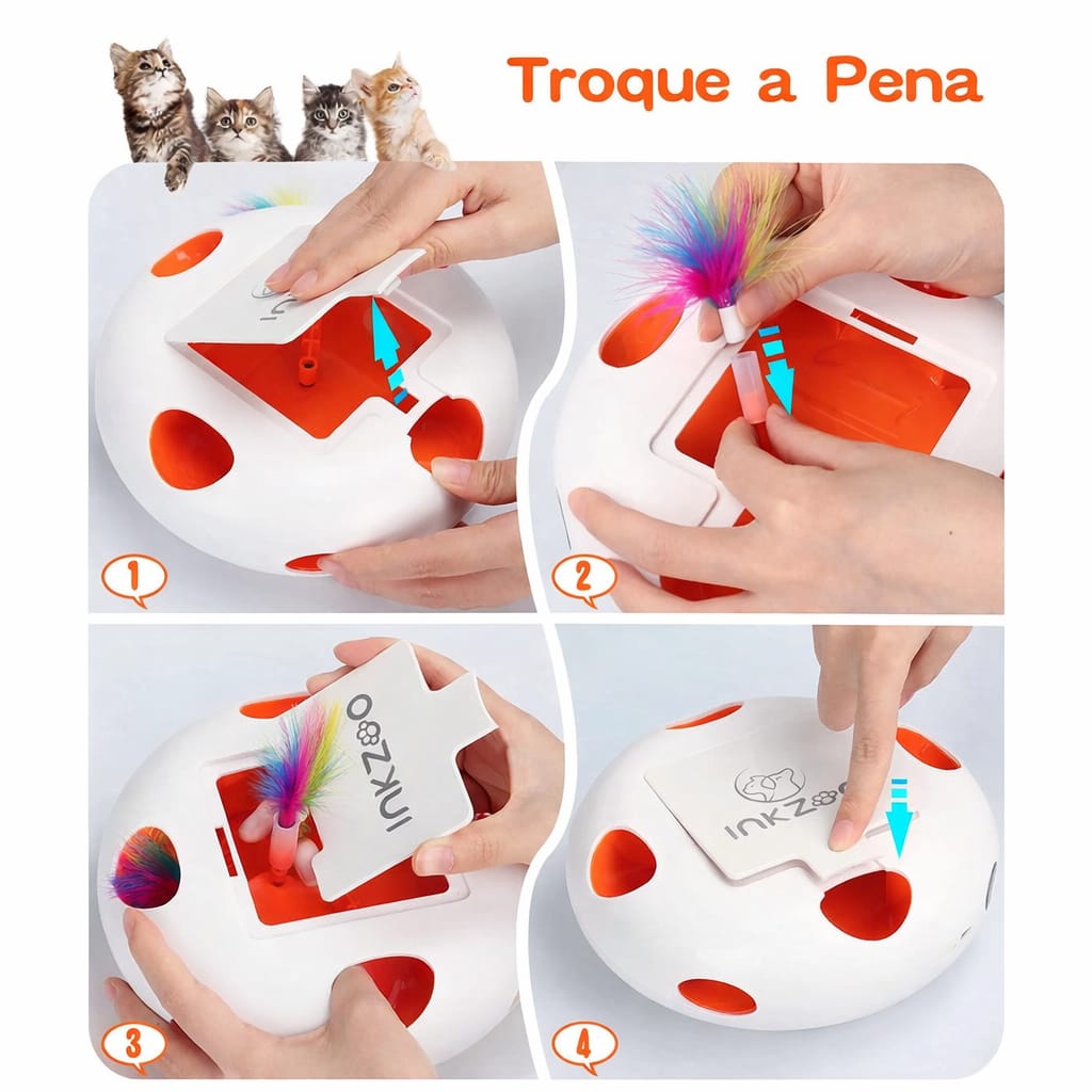 Brinquedo Interativo Inteligente para Gatos