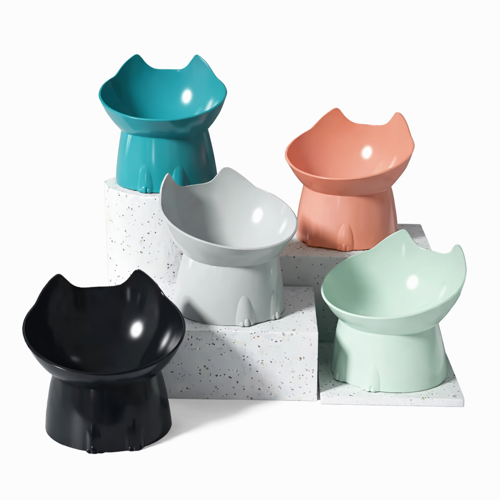 Tigela Elevada para Gatos