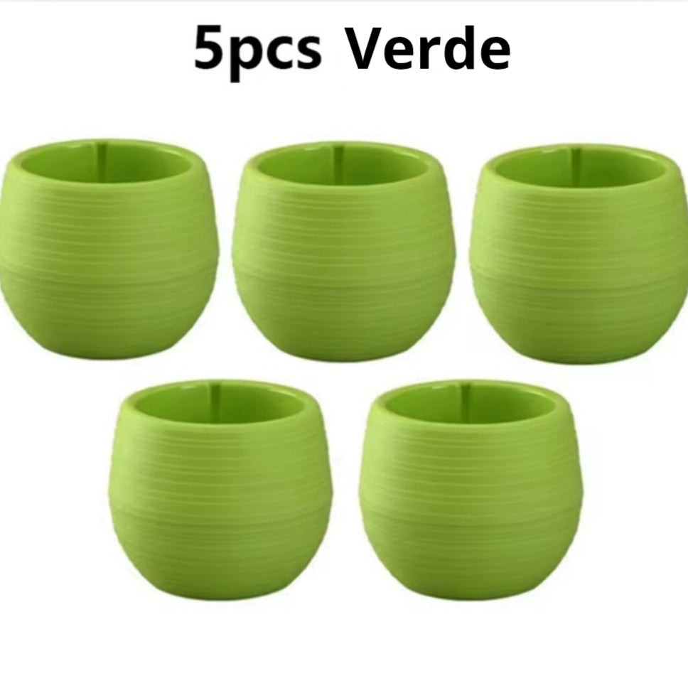 Kit Mini Vasos para 
Suculentas com Drenagem