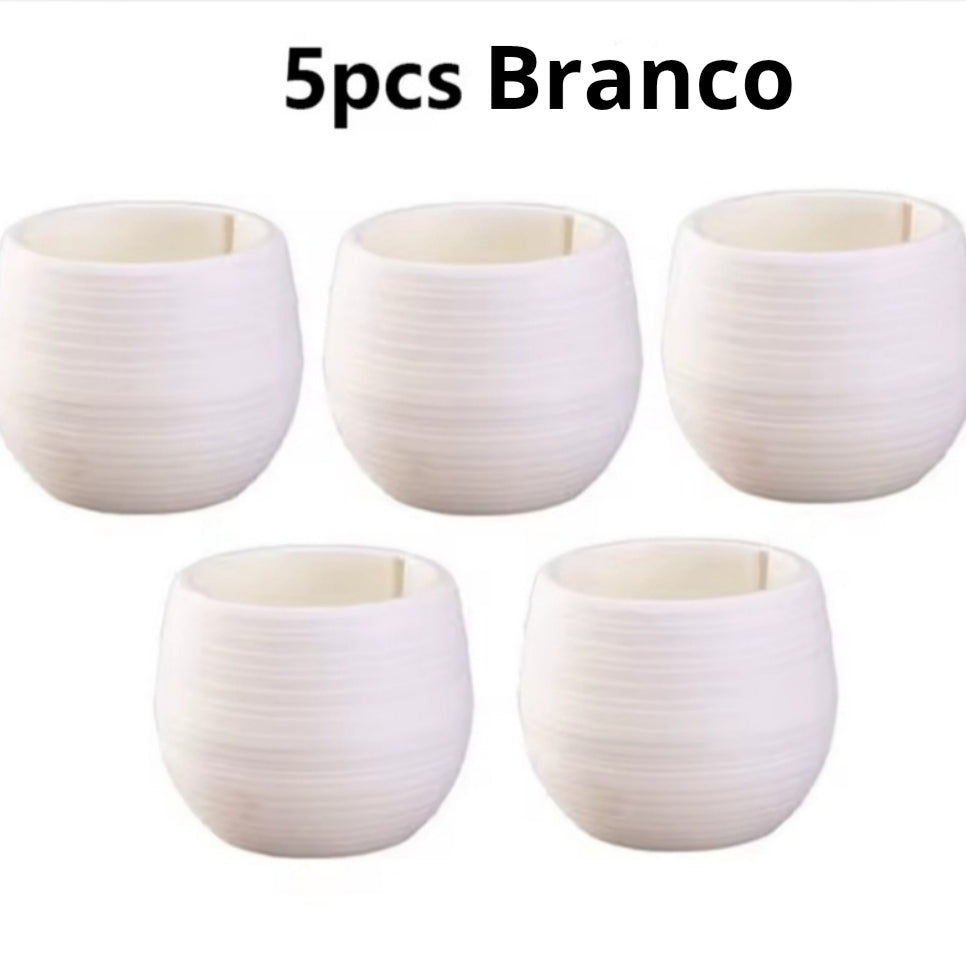 Kit Mini Vasos para 
Suculentas com Drenagem