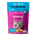 Kit com 12 Snacks Whiskas Temptations para Gatos Adultos – Petisco Crocante 40g
