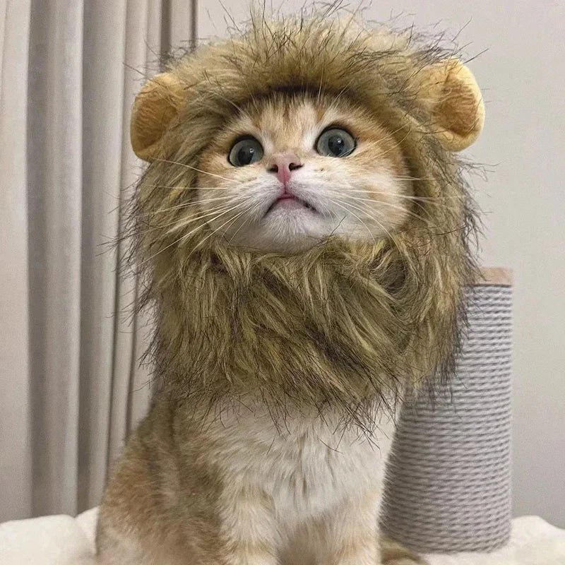 Peruca de Leão para Pets
