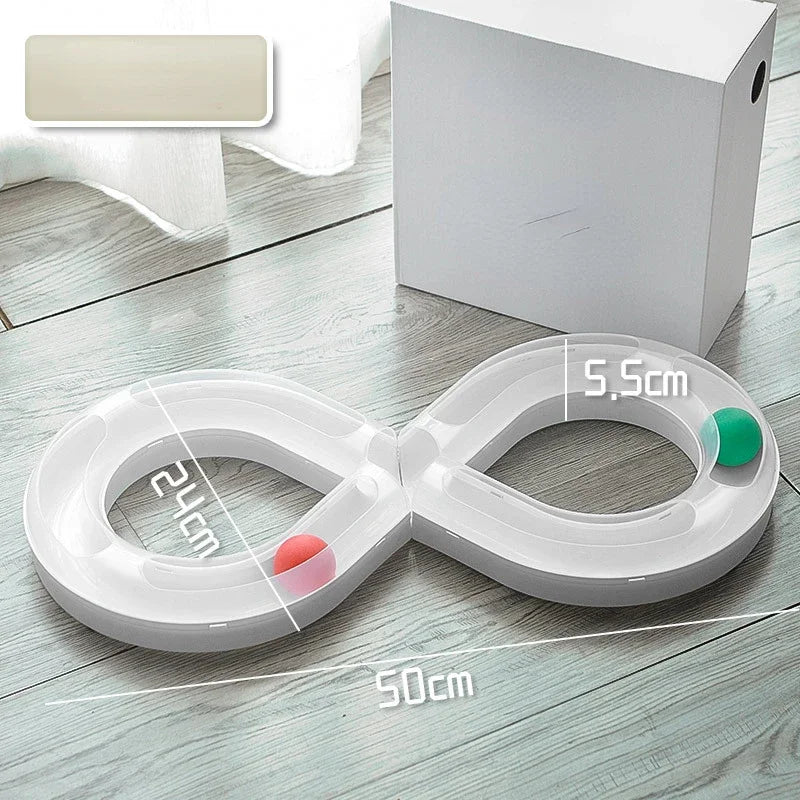 Túnel Infinito Giratório Interativo para Gatos 🌀🐱