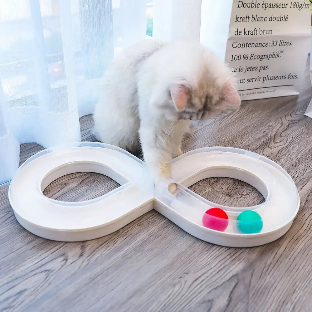 Túnel Infinito Giratório Interativo para Gatos 🌀🐱