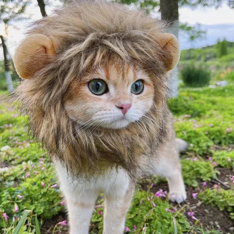 Peruca de Leão para Pets