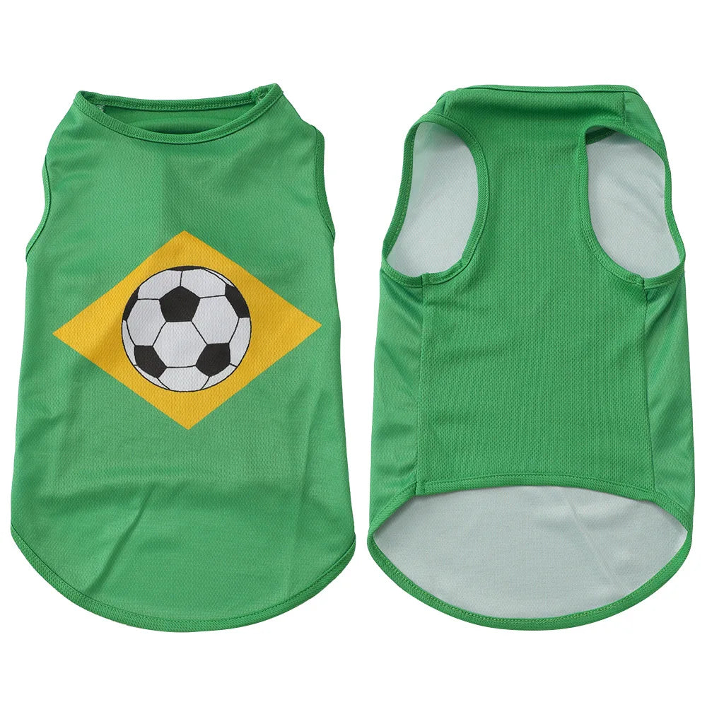 Camiseta Regata de Futebol para Pets