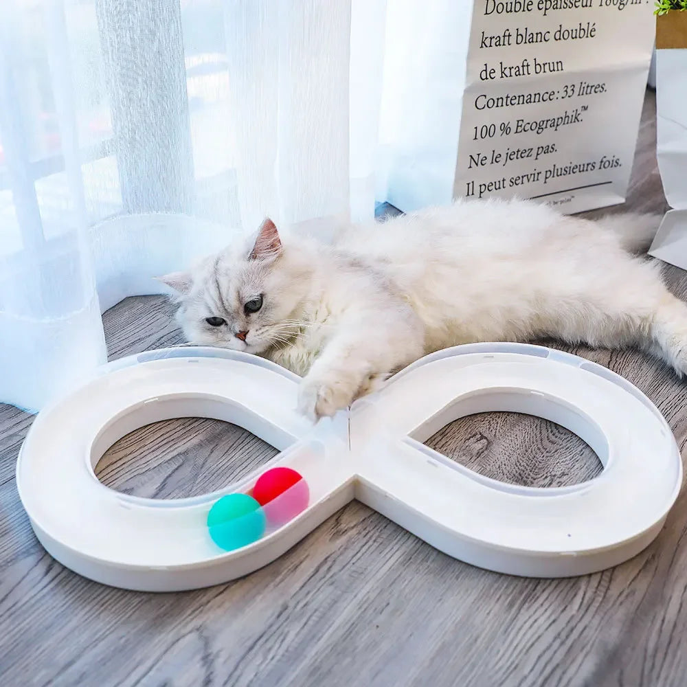 Túnel Infinito Giratório Interativo para Gatos 🌀🐱