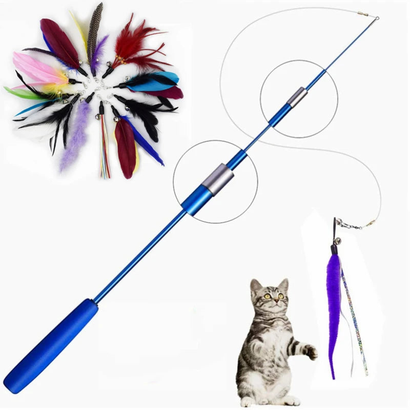 Varinha Interativa para Gatos 🐱🎣
