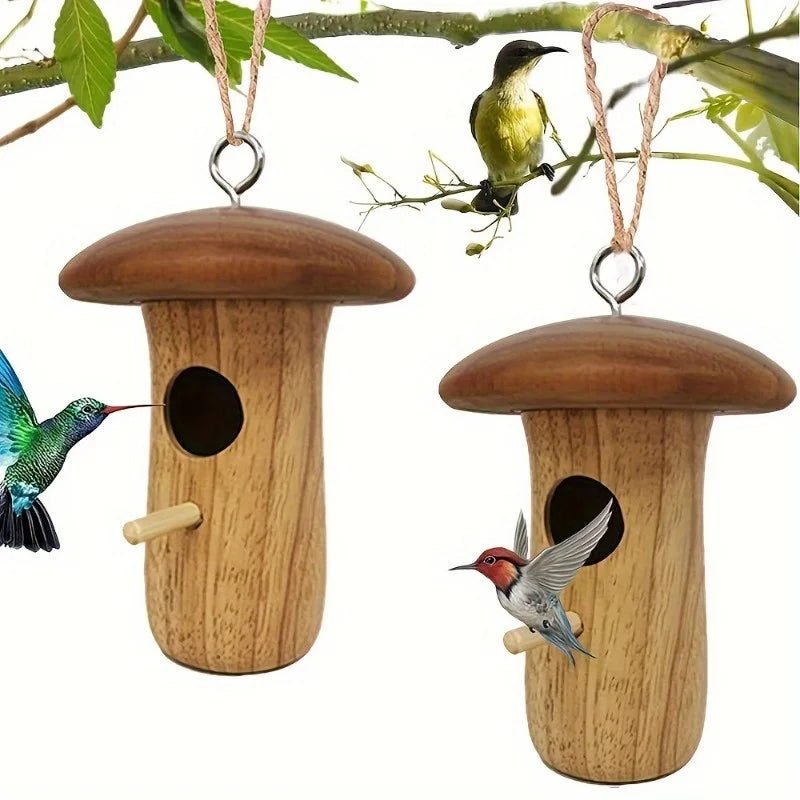 Casinha de Madeira para Beija-Flor