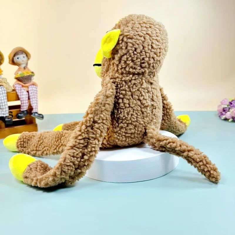 Brinquedo de Pelúcia Interativo Macaco para Cachorros