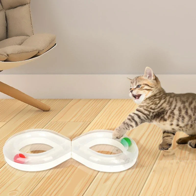 Túnel Infinito Giratório Interativo para Gatos 🌀🐱