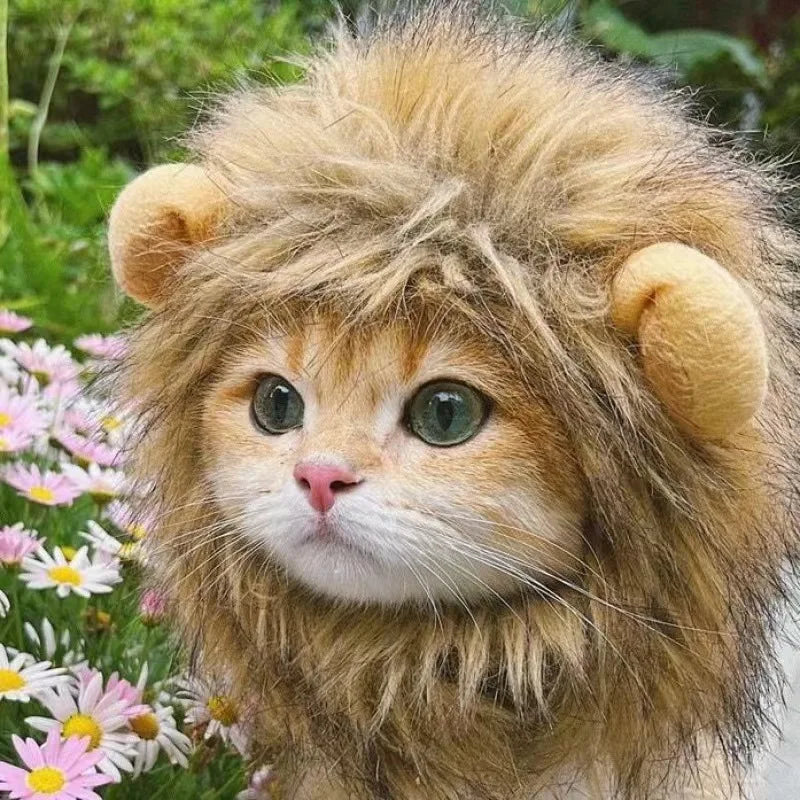 Peruca de Leão para Pets