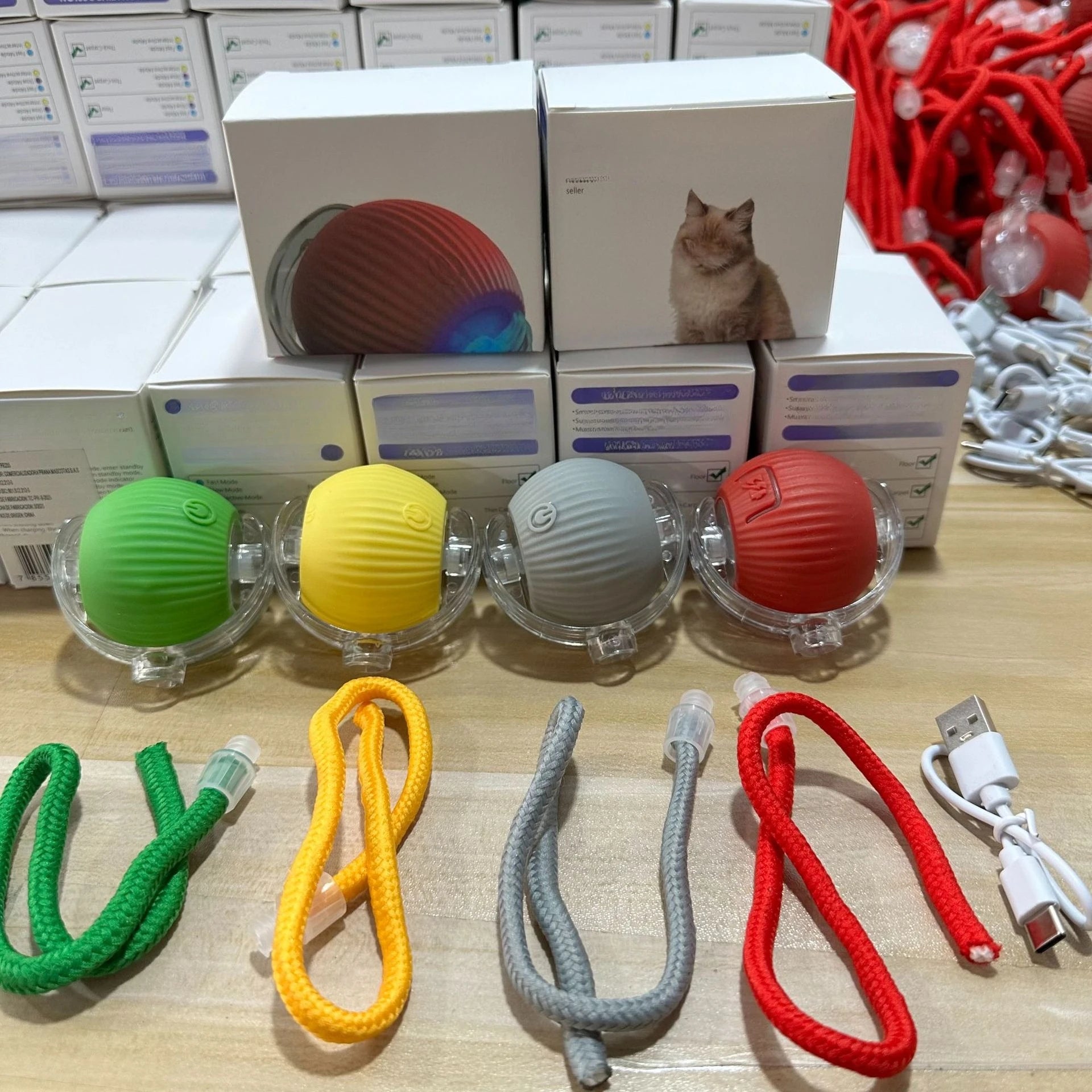 Bola com Corda para Pets