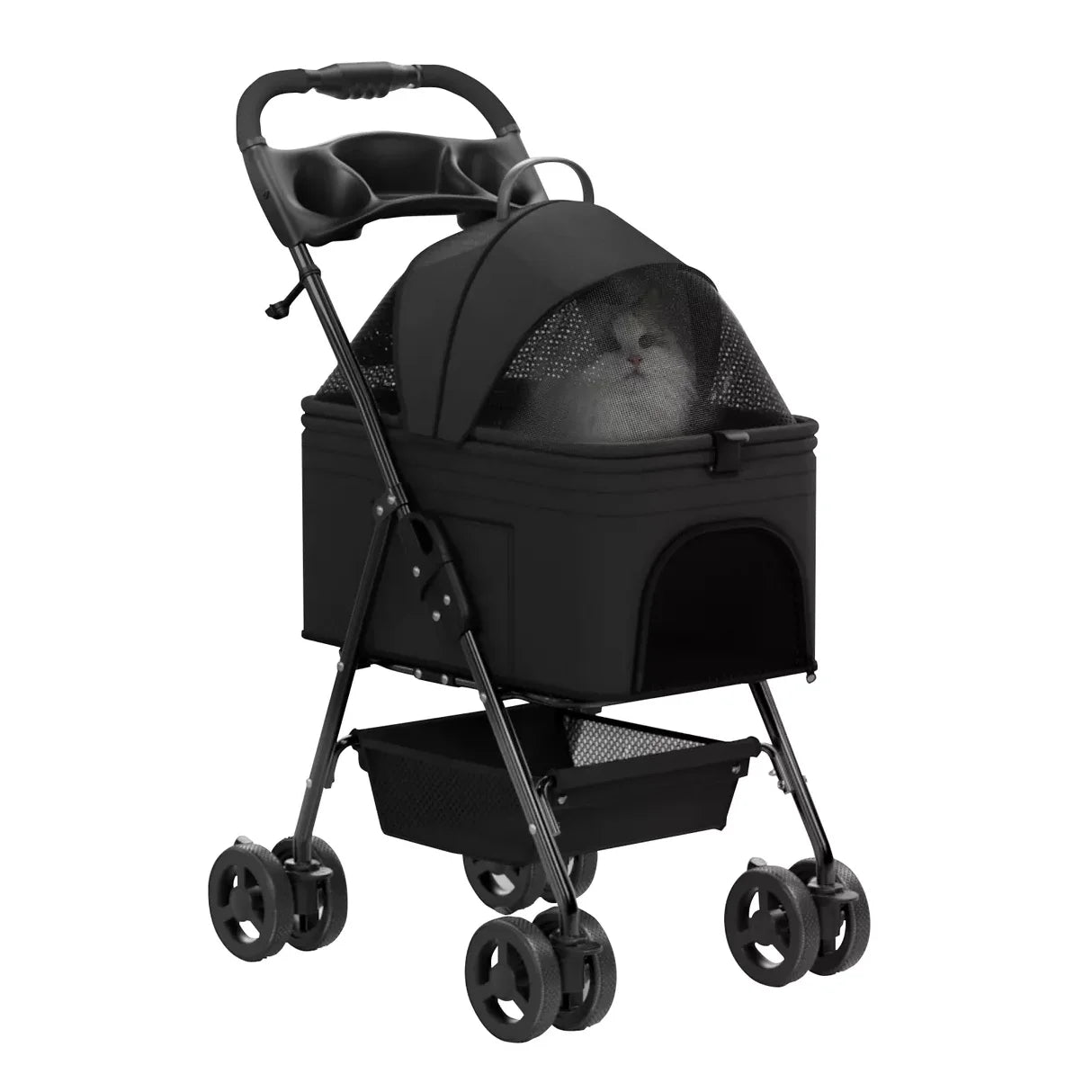 Carrinho de bebê para cães e gatos leve