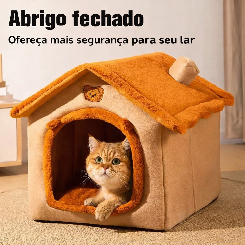 Cama Pet de Inverno Lavável e Quentinha