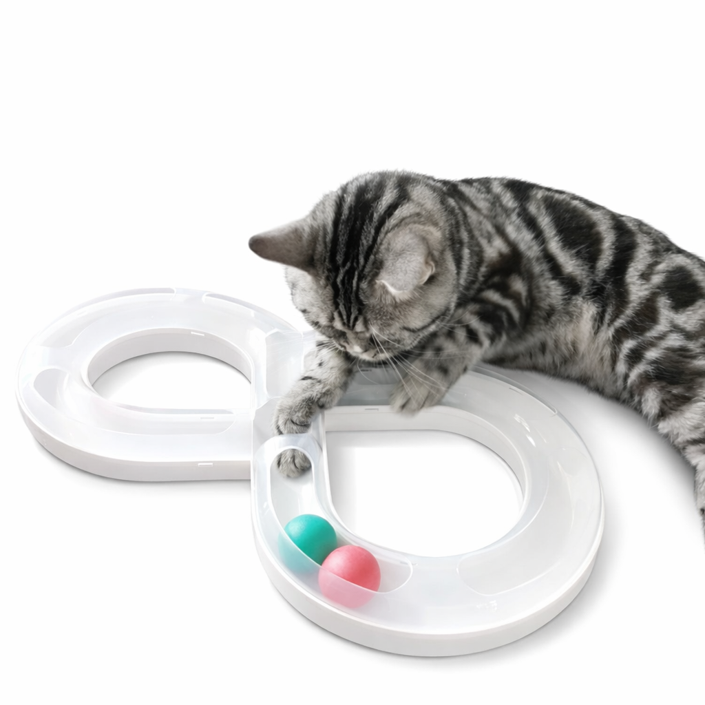 Túnel Infinito Giratório Interativo para Gatos 🌀🐱