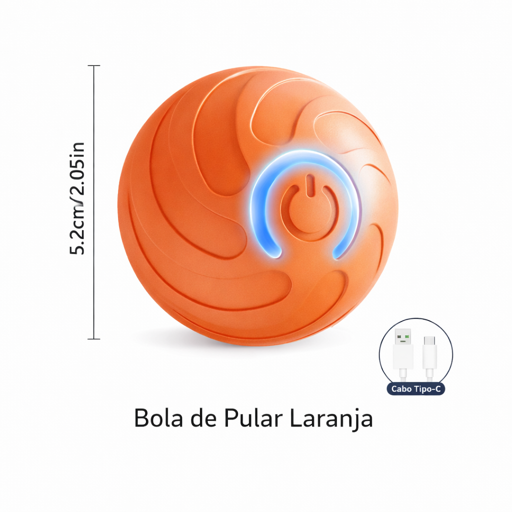 Bola que se Move Sozinha para Pets