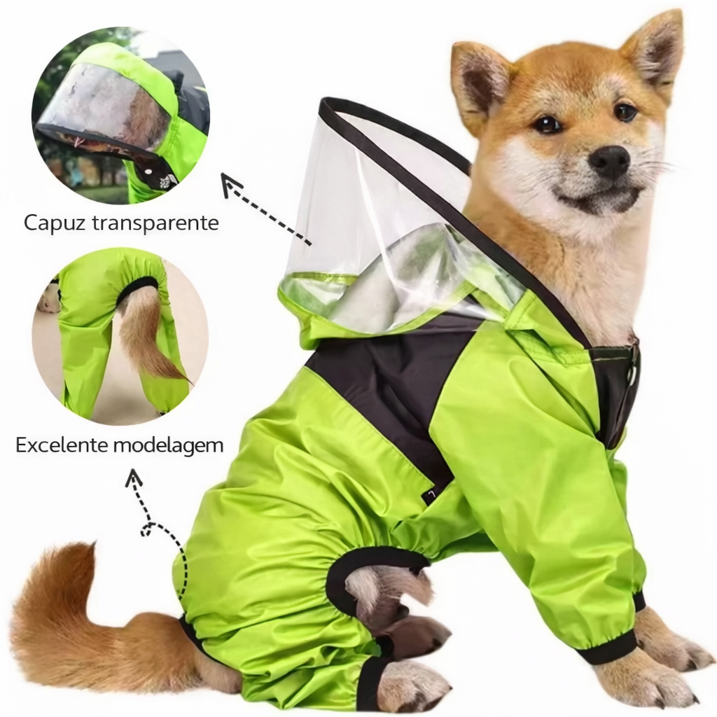 Capa Impermeável para Cães