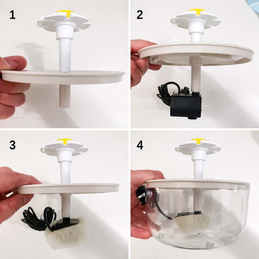 Fonte de Água Automática para Gatos