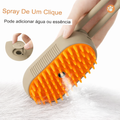 Escova Vaporizadora para Gatos e Cães