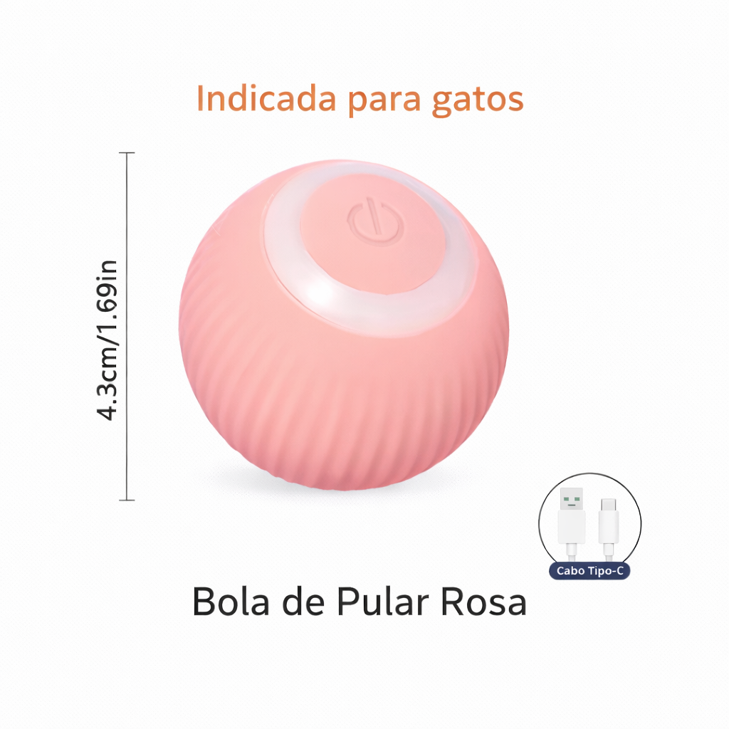 Bola que se Move Sozinha para Pets
