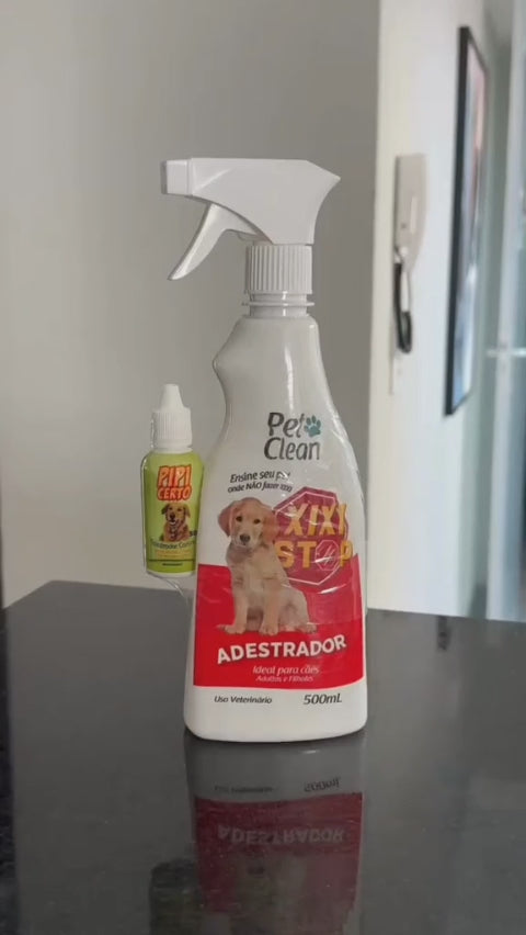 Xixi Stop Pet Clean 500ml – Educador Sanitário para Cães e Gatos