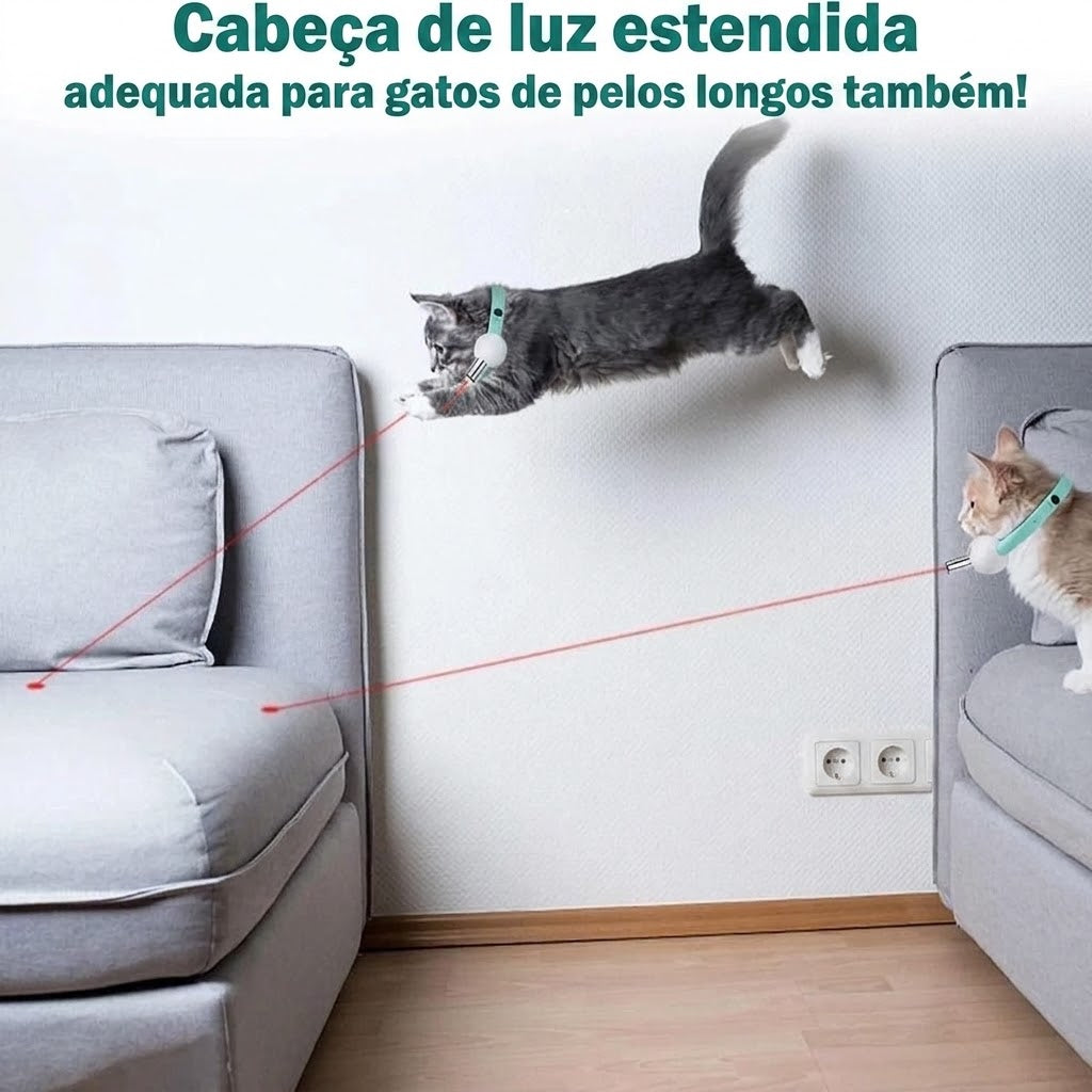 Coleira Laser Interativa para Pets